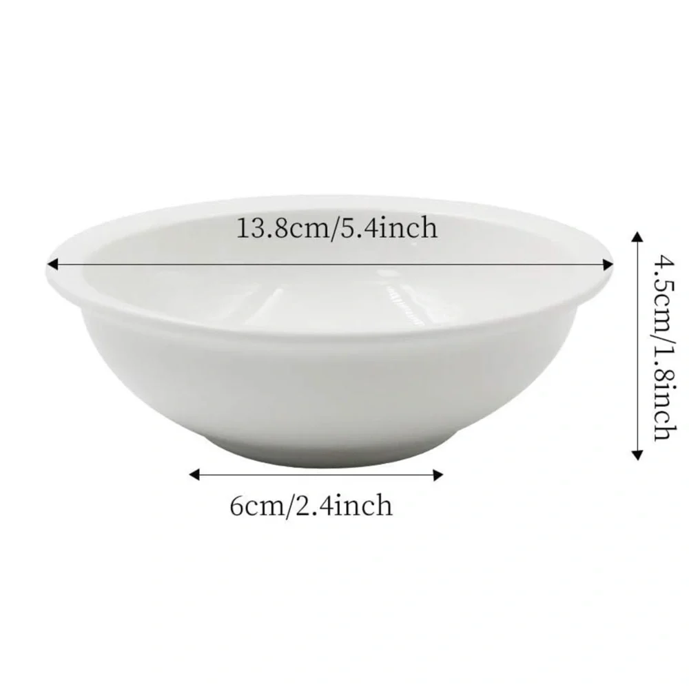 Set of 2 ceramic food water bowls for raised feeder